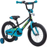 Детский велосипед NOVATRACK VALIANT 16” чёрный, без багажника 163VALIANT.BK9